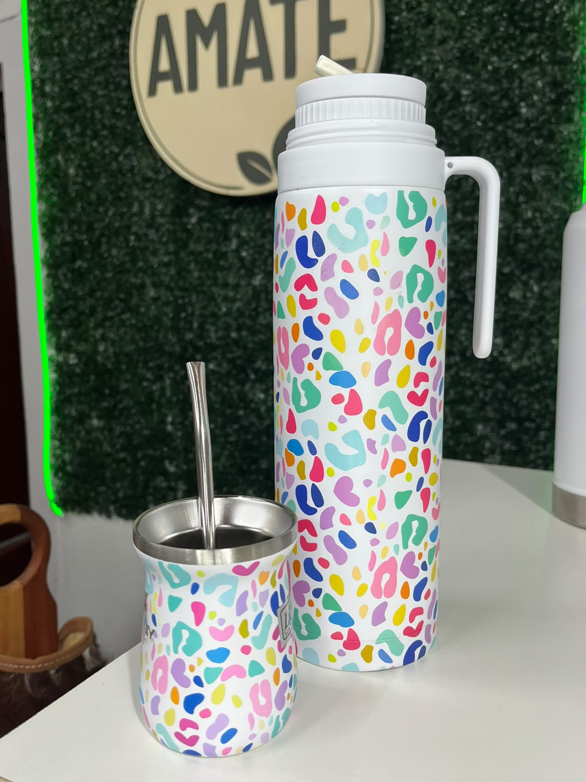 TERMO MEDIA MANIJA ESTAMPADO